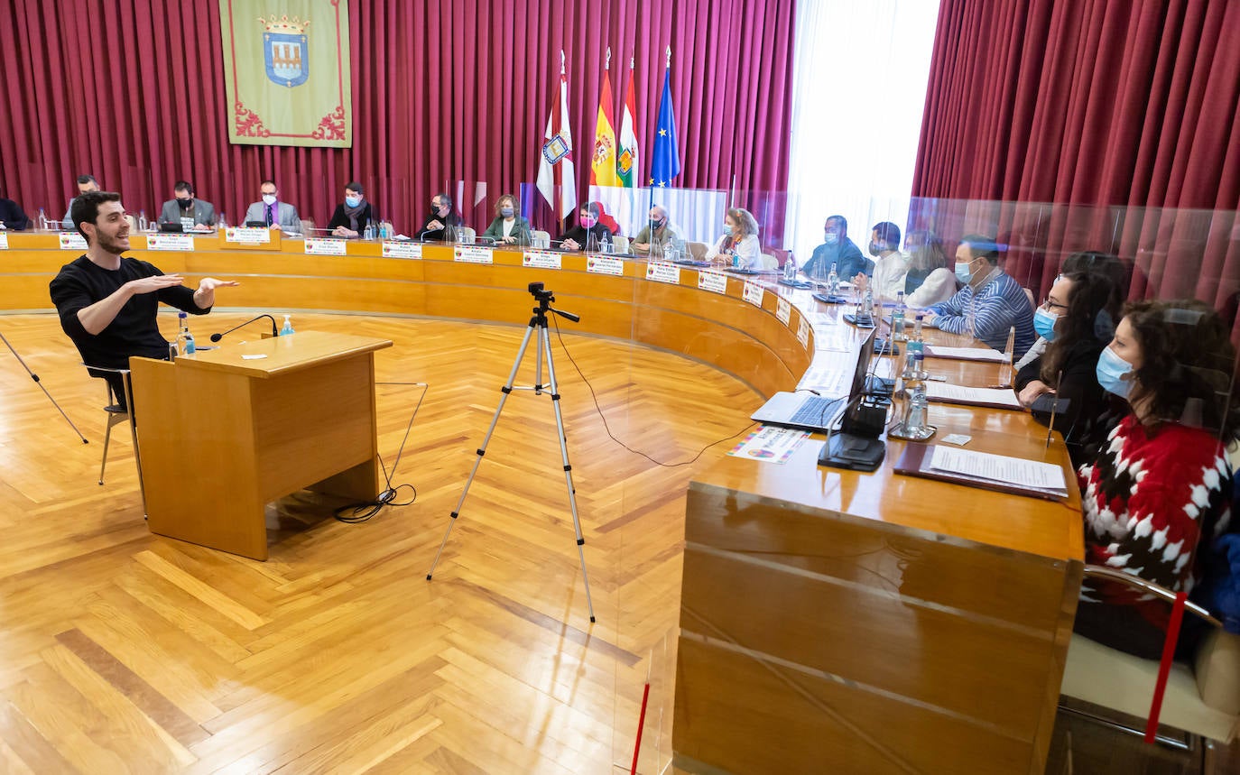 Celebración del pleno con motivo del Día de la Discapacidad.