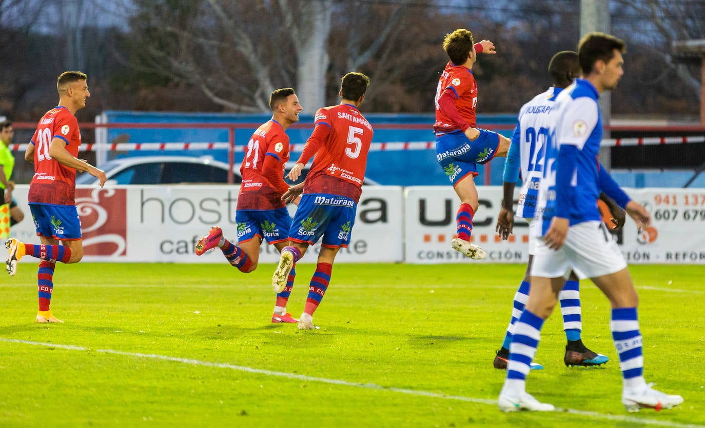 Los riojabajeños han ganado al Ejea con un gol de Cristian. 