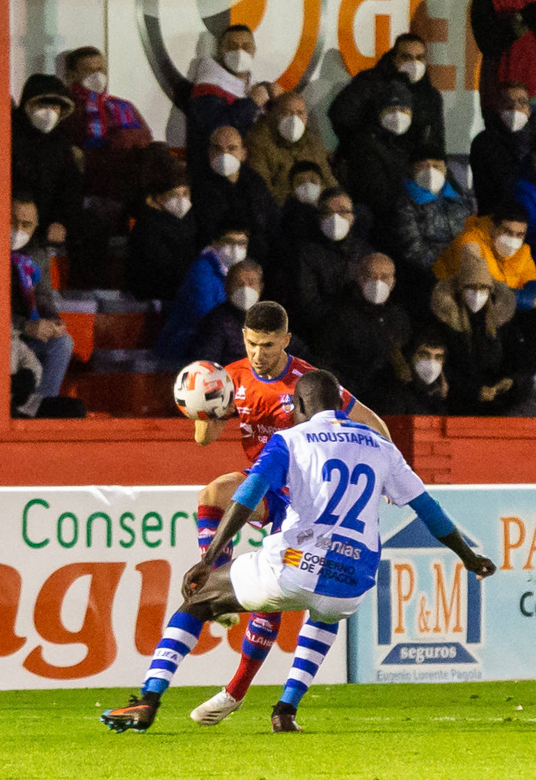 Los riojabajeños han ganado al Ejea con un gol de Cristian. 