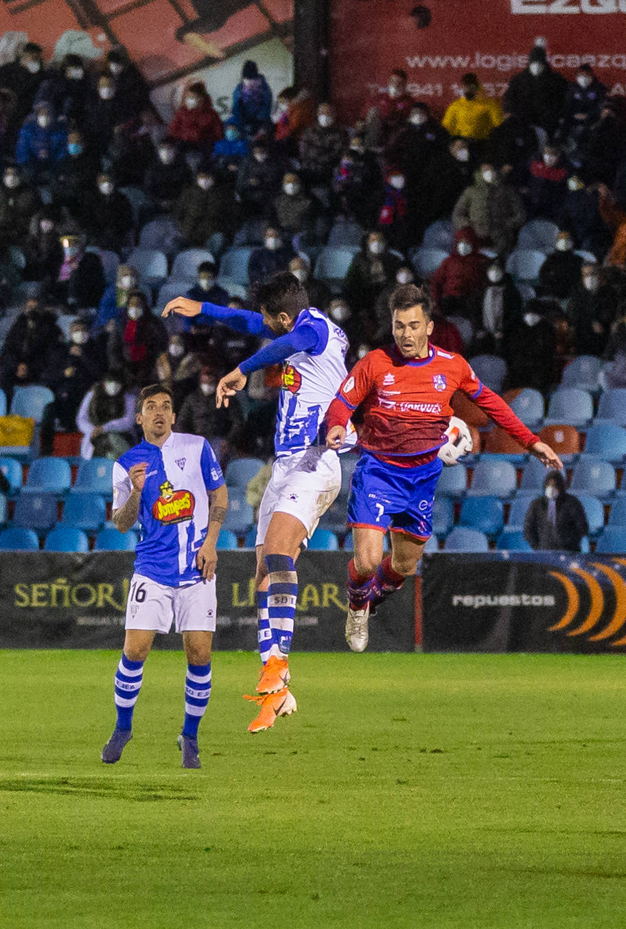 Los riojabajeños han ganado al Ejea con un gol de Cristian. 