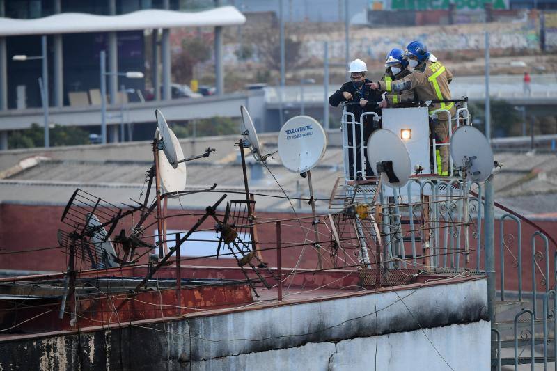 Fotos: Imágenes del trágico incendio de Badalona