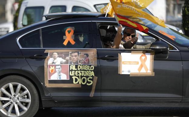 Protestas contra la 'Ley Celaá' en Madrid y otras ciudades españolas