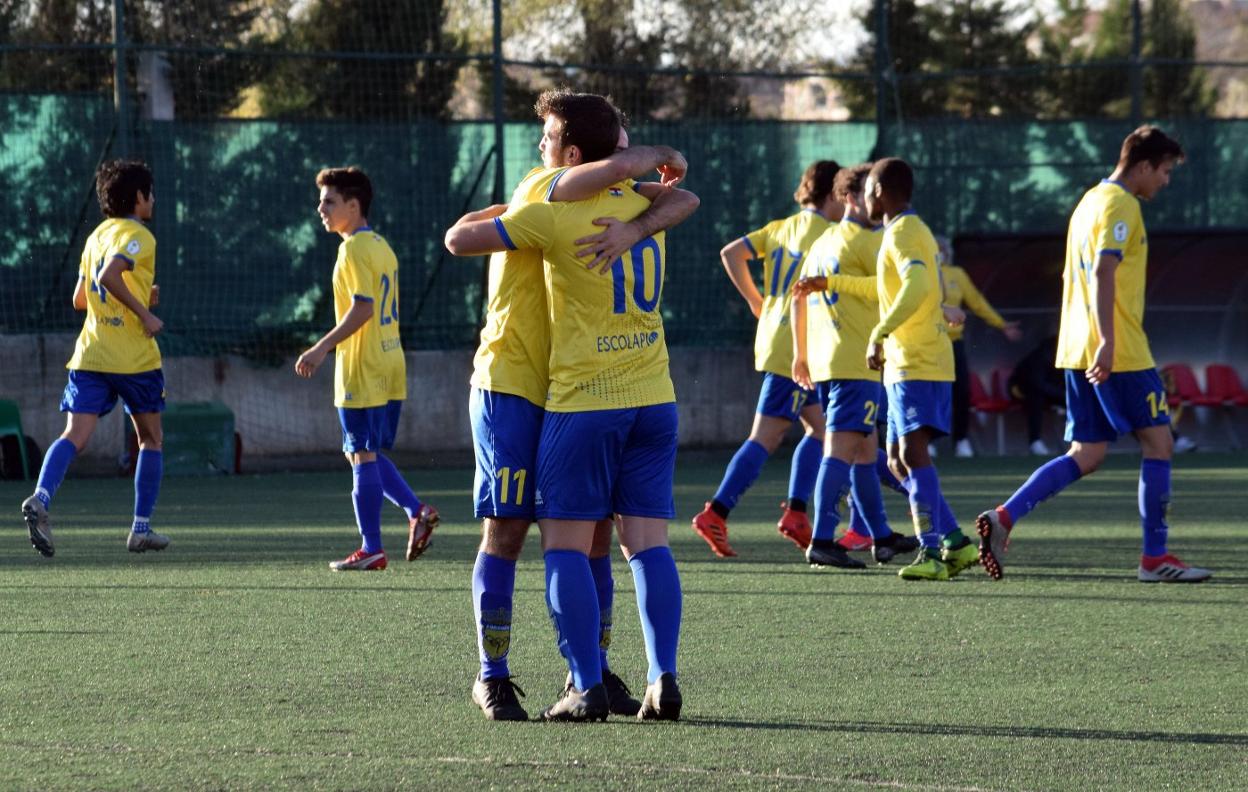 El Calasancio, uno de los equipos que más años acumula en Tercera y que podría verse afectado. 