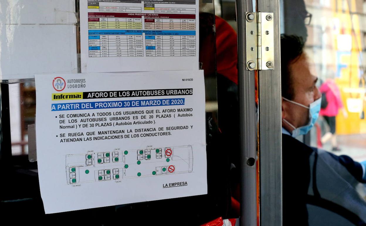 El último autobús urbano, a las 20 horas en Nochebuena y Nochevieja