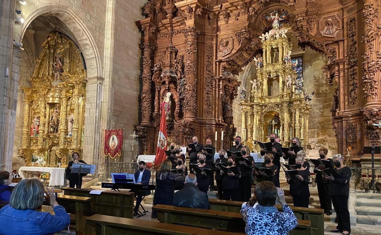 Un momento del concierto ofrecido en Bañares. 