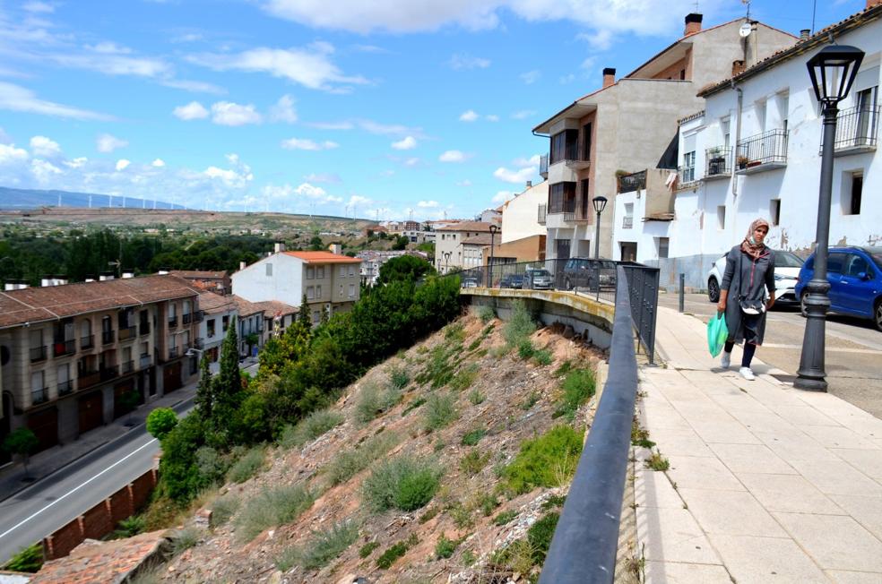 En Portillo de la Plaza se divisa una amplia panorámica del Cidacos. 