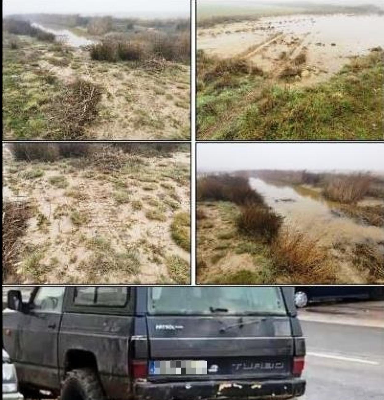 Denunciado en Viana por circular a través del monte y destrozar flora y fauna