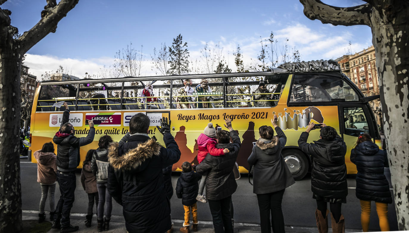 Fotos: Los Reyes Magos recorren Logroño