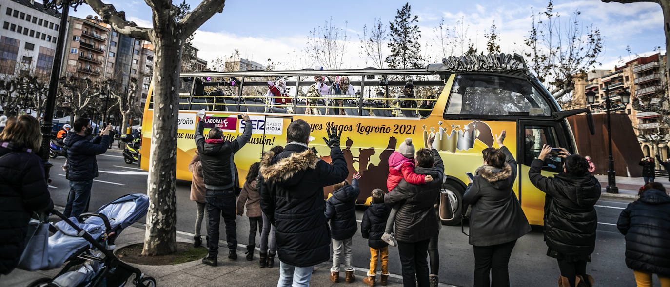 Fotos: Los Reyes Magos recorren Logroño