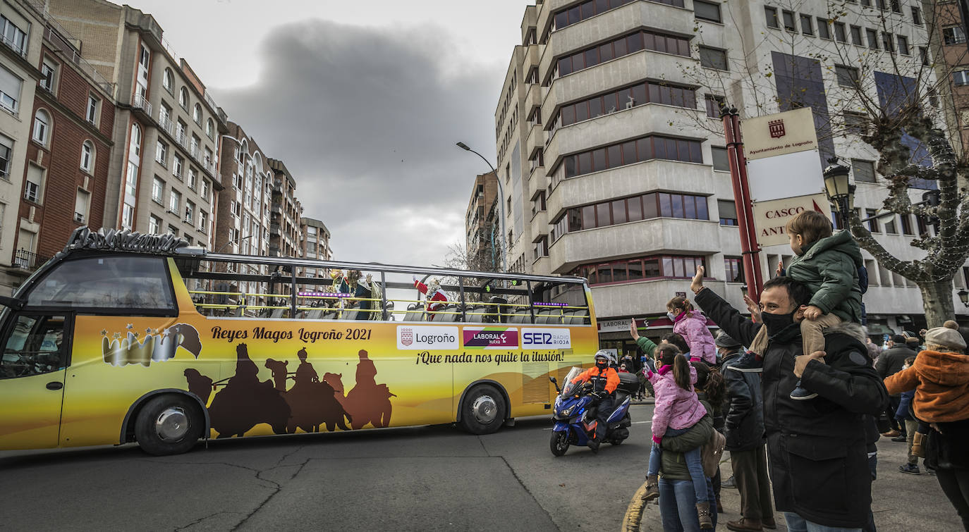 Fotos: Los Reyes Magos recorren Logroño