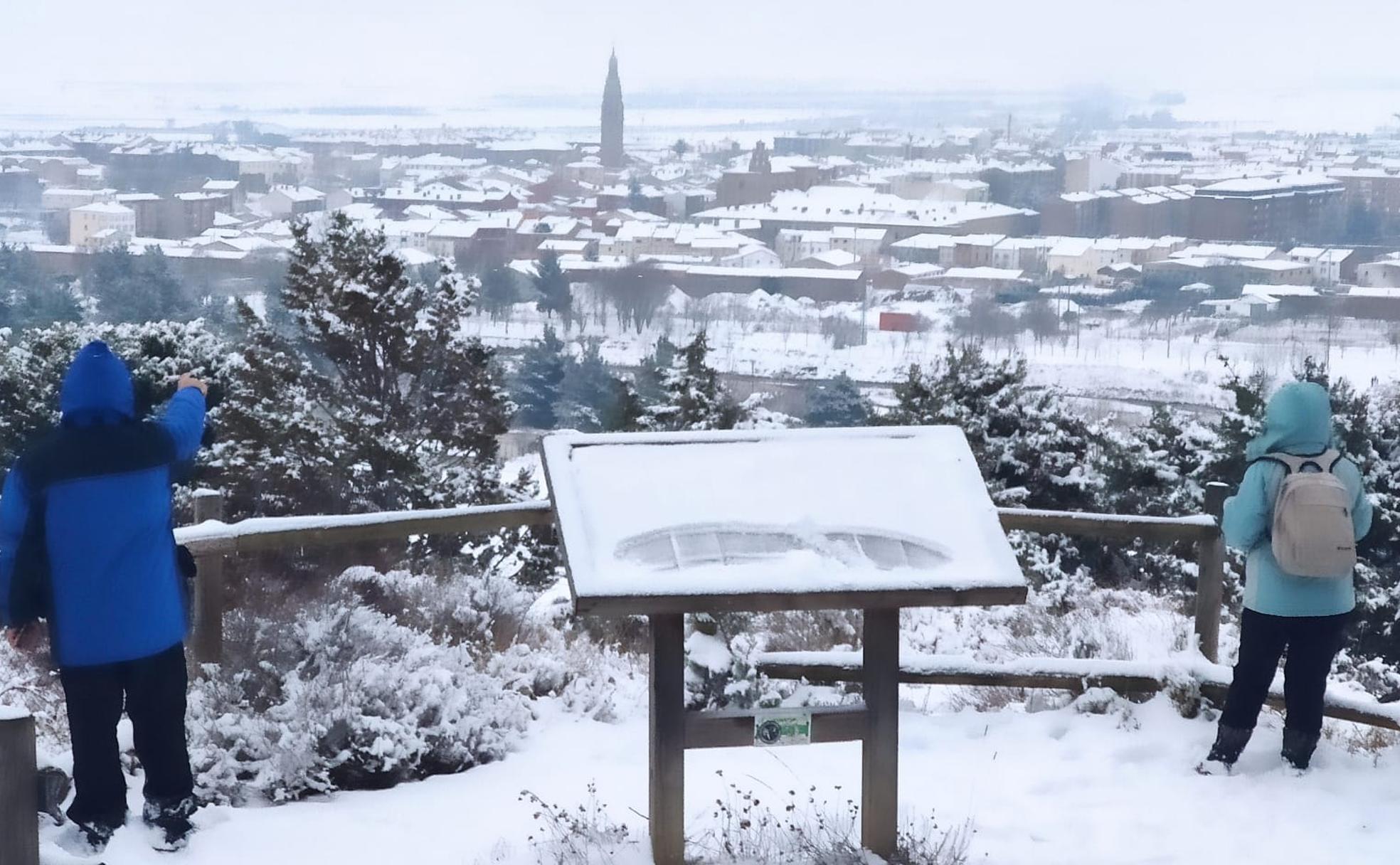 La nieve toma La Rioja. 