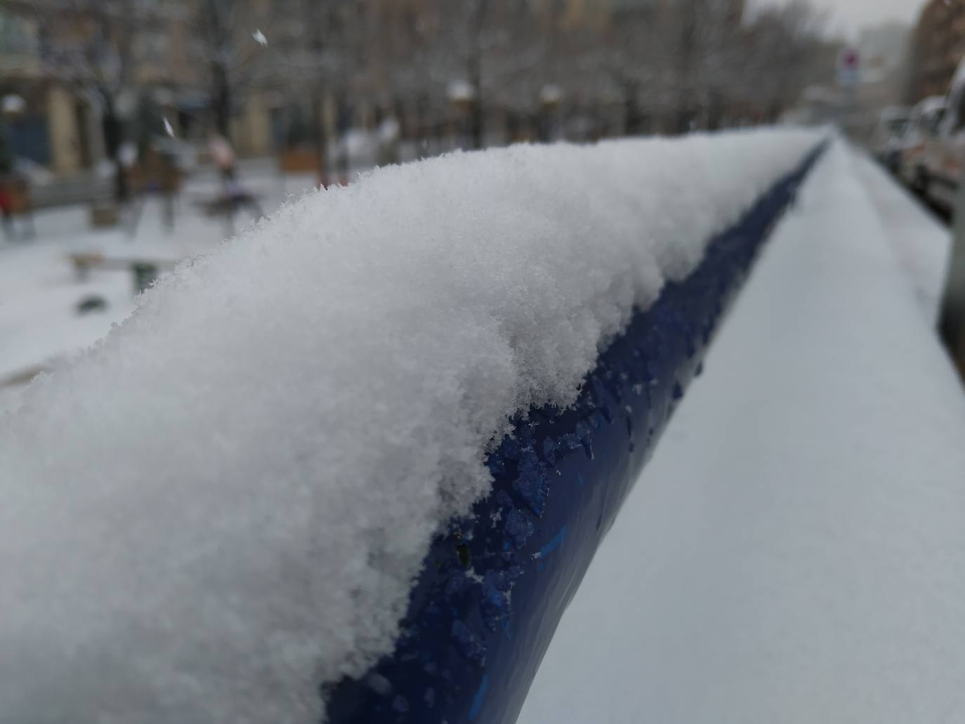 Fotos: La nieve también llega a Arnedo