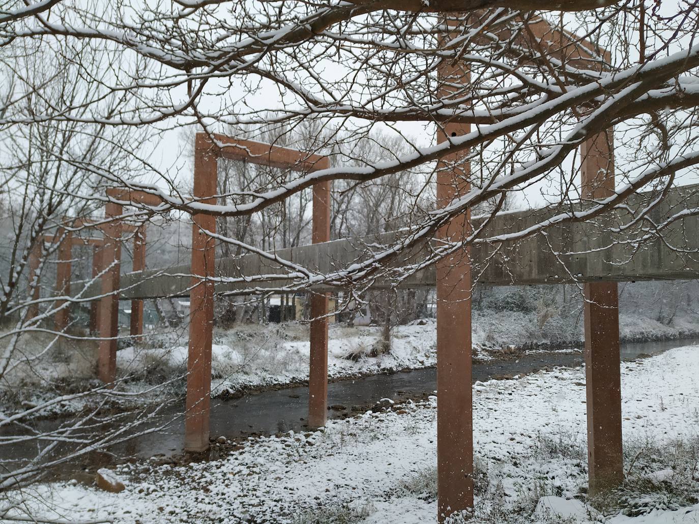 Fotos: La nieve también llega a Arnedo