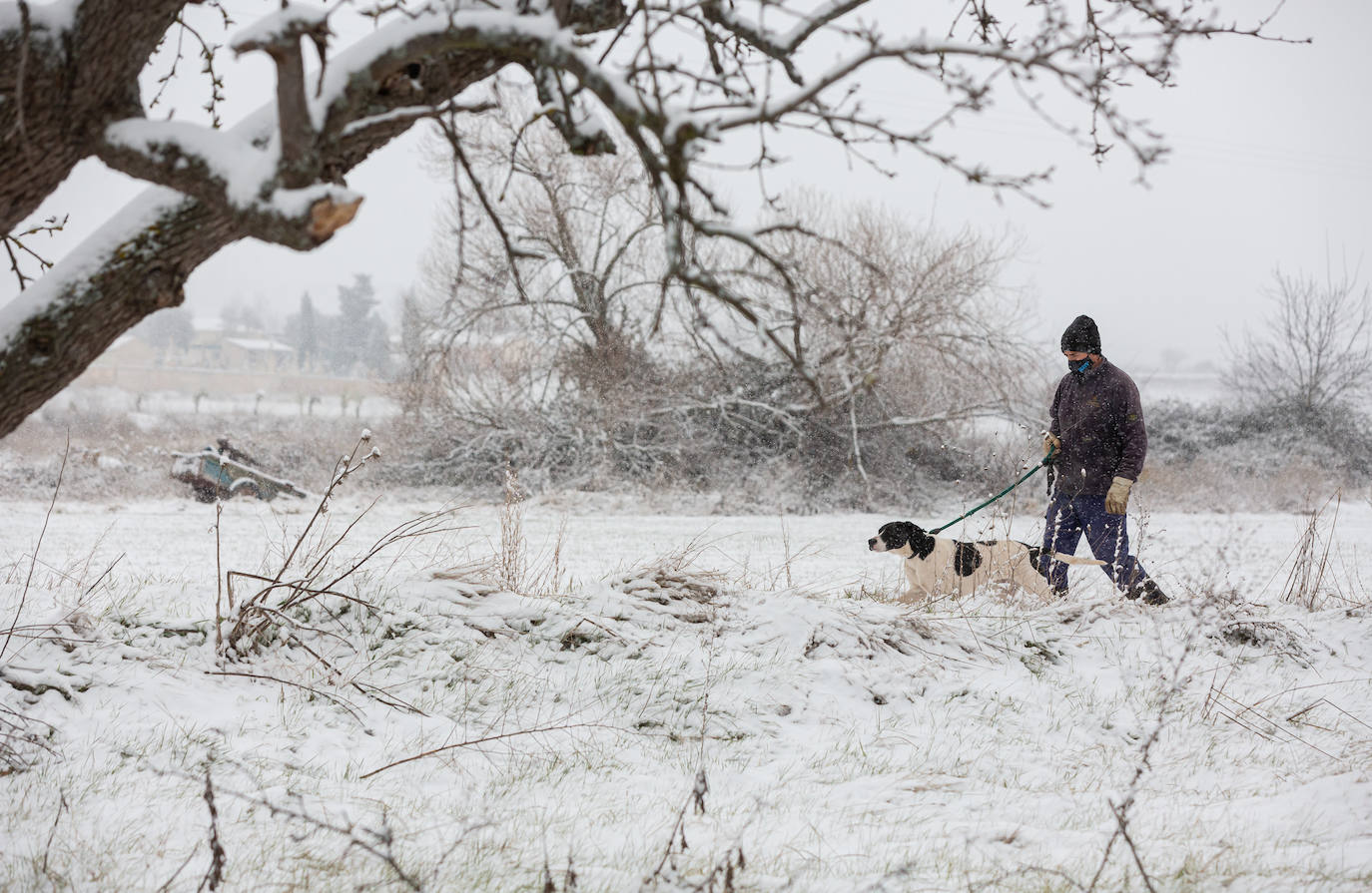 Fotos: Jornada de nieve en Uruñuela