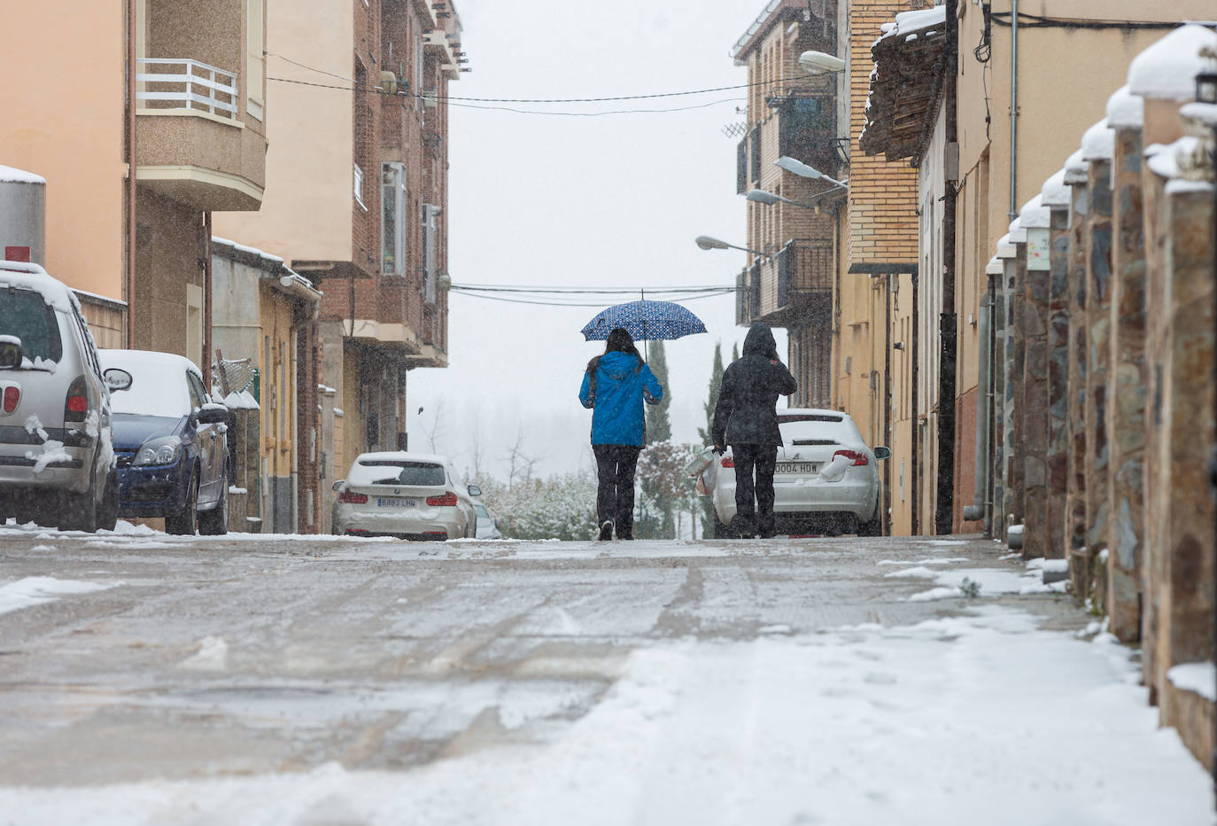 Fotos: Jornada de nieve en Uruñuela