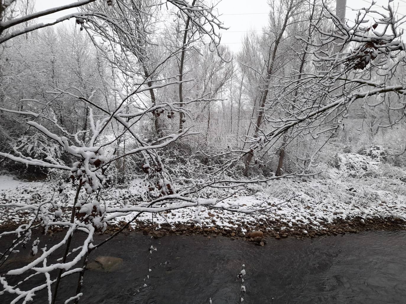 Fotos: La nieve &#039;toma&#039; el parque del Iregua
