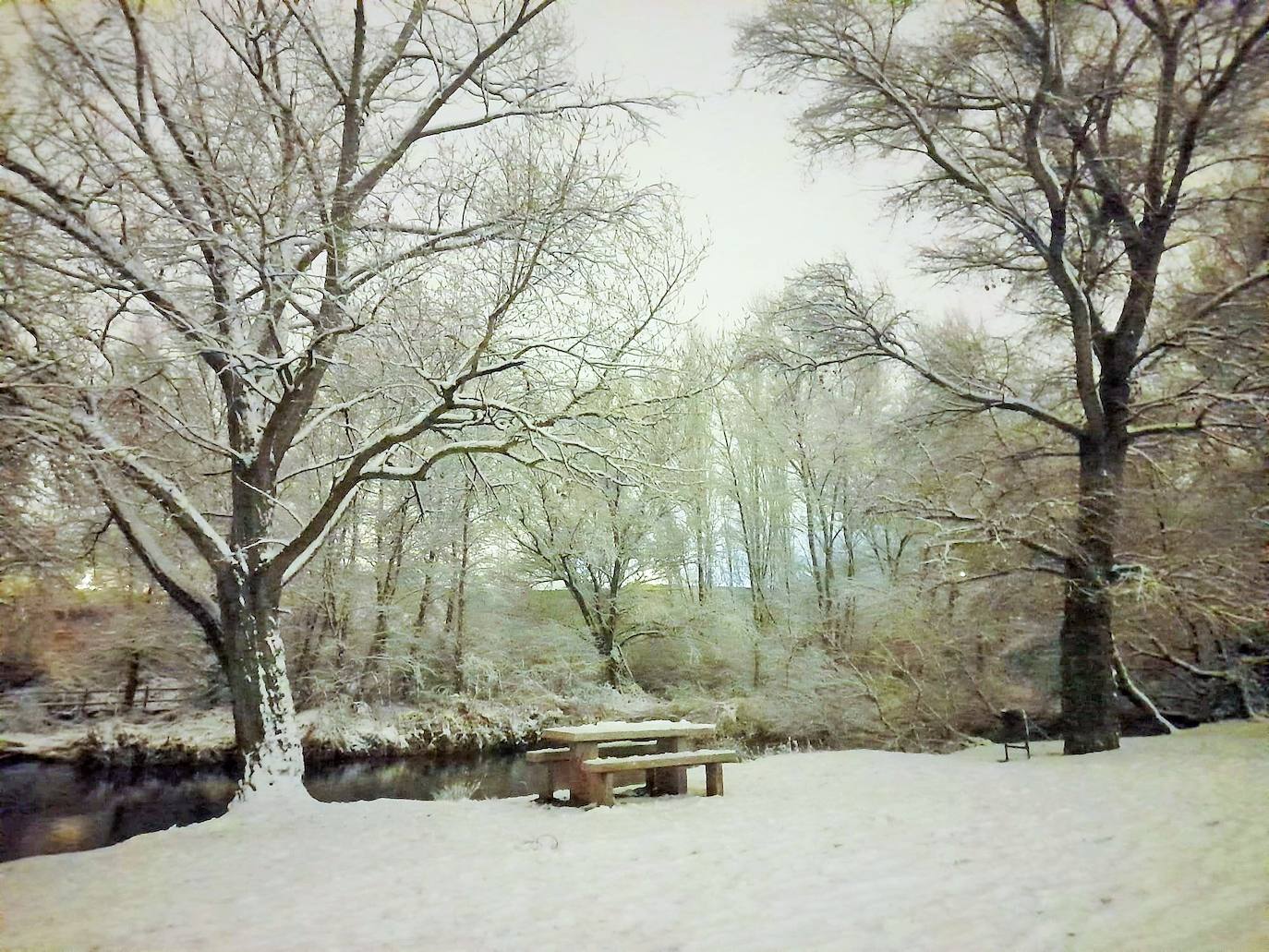 Fotos: La nieve &#039;toma&#039; el parque del Iregua