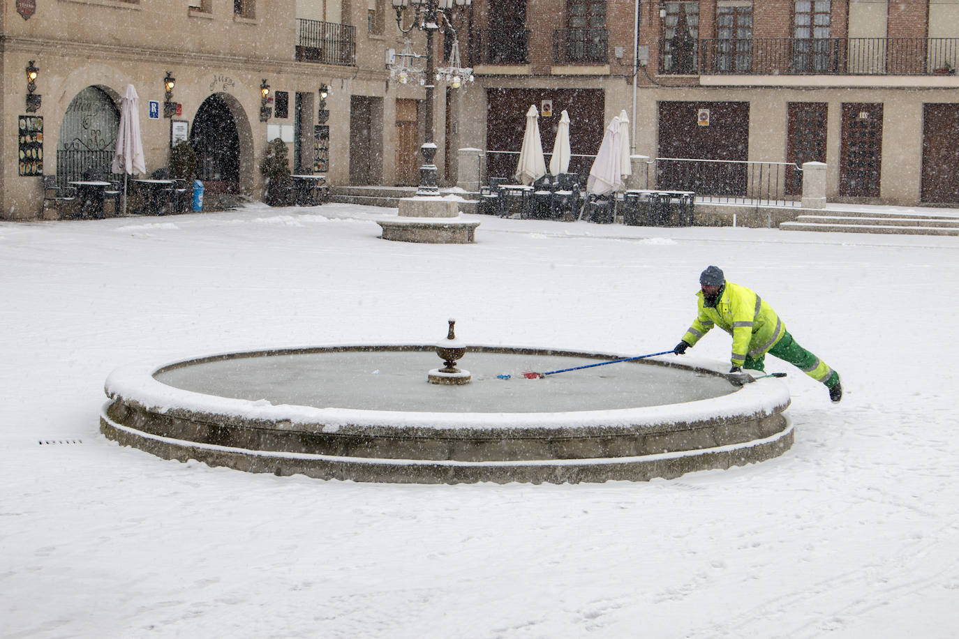 Fotos: Santo domingo se crubbre de nieve