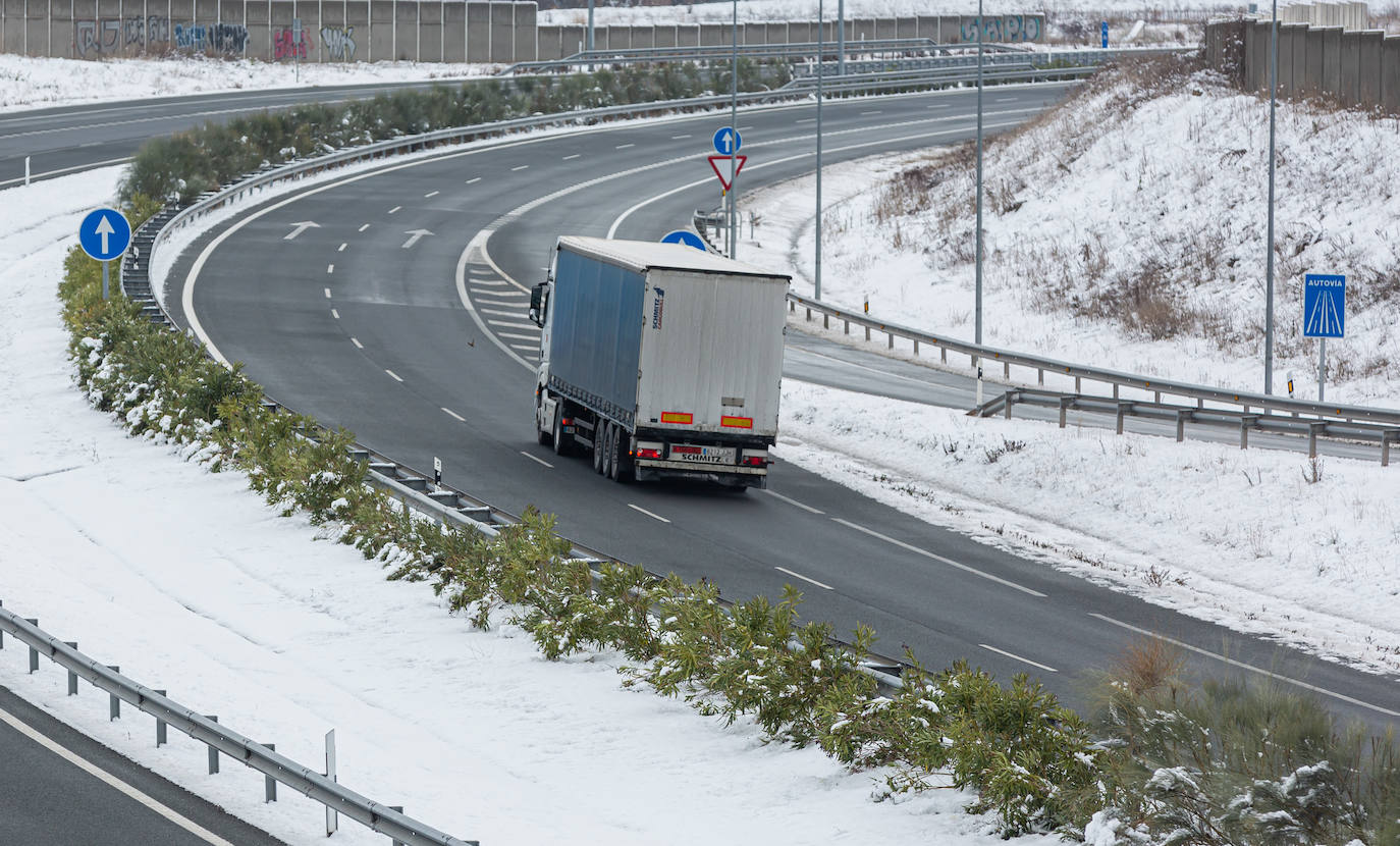 Fotos: Así han lucido este domingo las carreteras riojanas