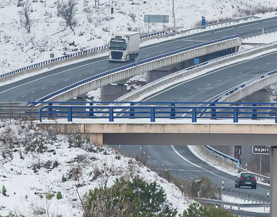 Fotos: Así han lucido este domingo las carreteras riojanas