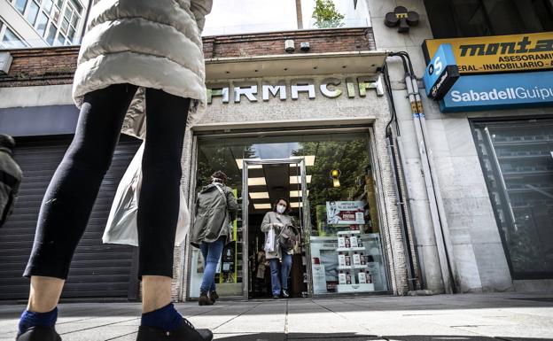 Una farmacia en la Gran Vía de Logroño