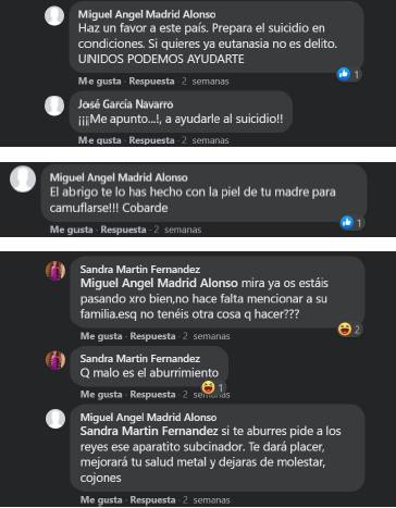 Fotos: Las amenazas que ha recibido Mario Herrera