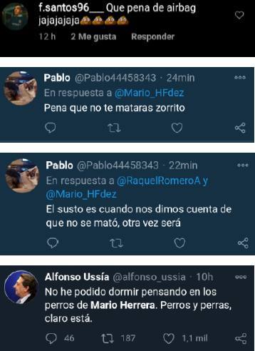 Fotos: Las amenazas que ha recibido Mario Herrera