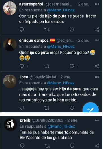 Fotos: Las amenazas que ha recibido Mario Herrera