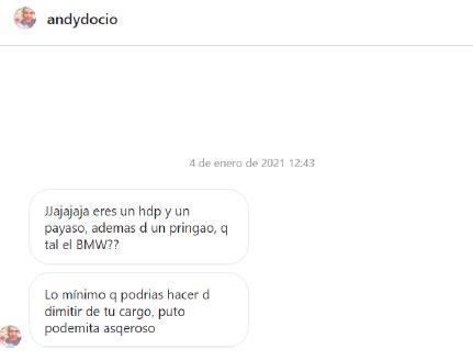 Fotos: Las amenazas que ha recibido Mario Herrera