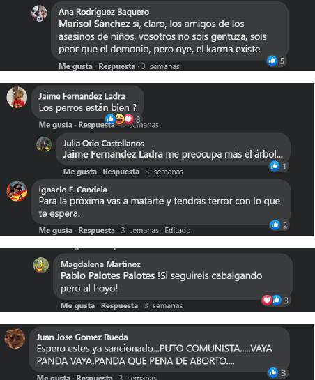 Fotos: Las amenazas que ha recibido Mario Herrera