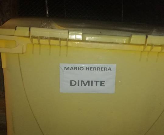 Fotos: Las amenazas que ha recibido Mario Herrera