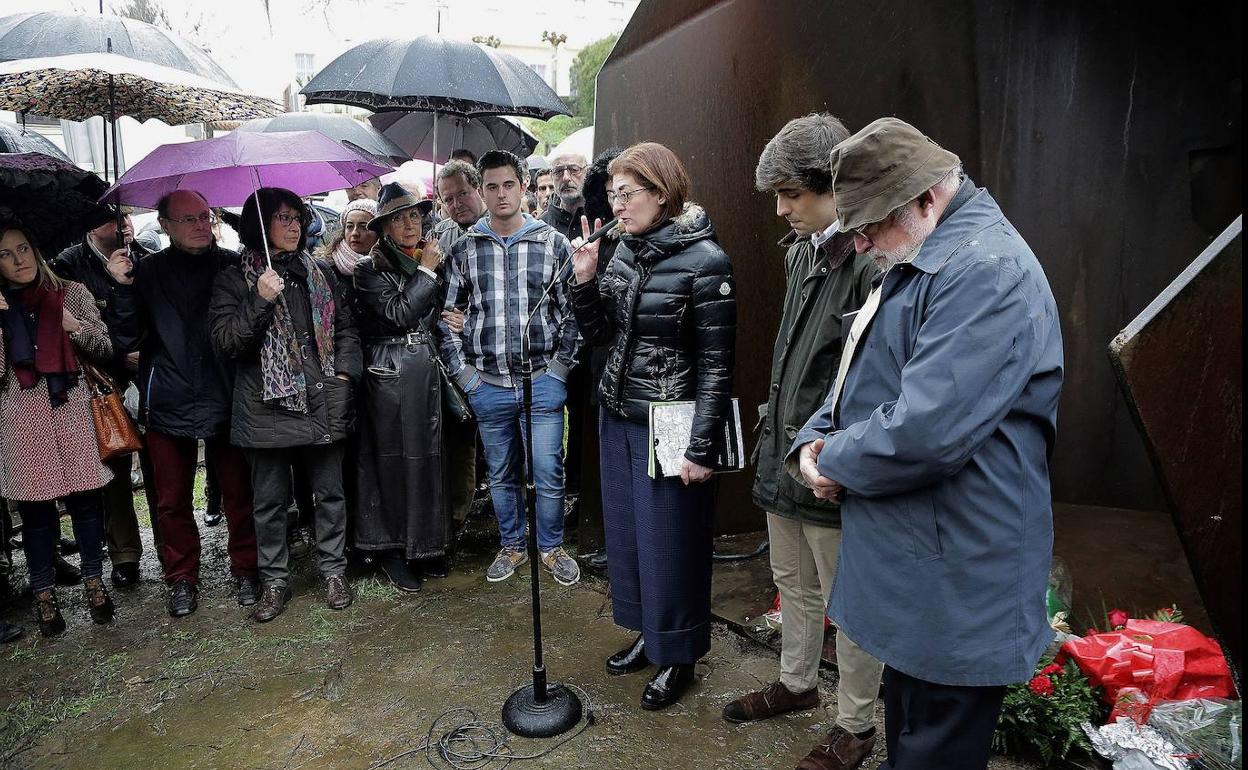 Homenaje celebrado con anterioridad a Joseba Pagazaurtundua en Andoain. 