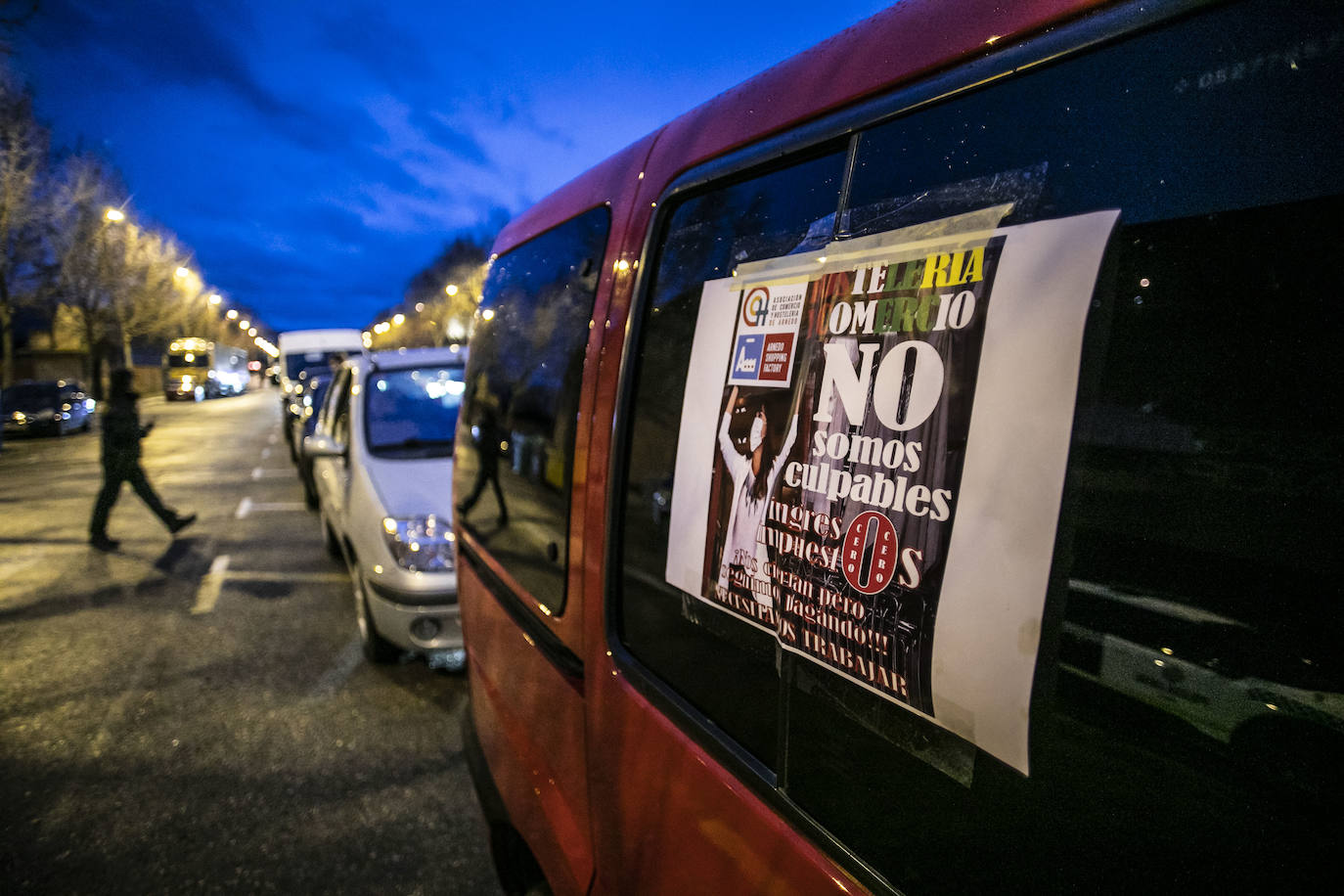 Fotos: Caravana de protesta en Arnedo