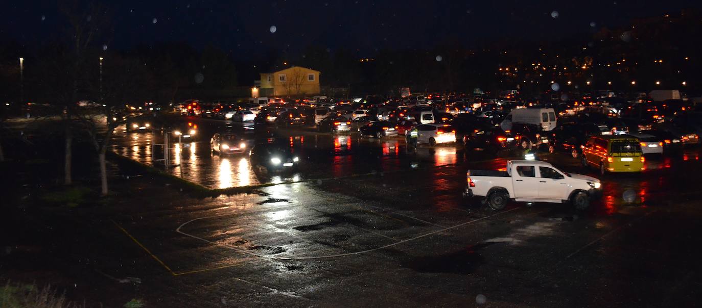 Fotos: Manifestación en coche en las calles de Calahorra