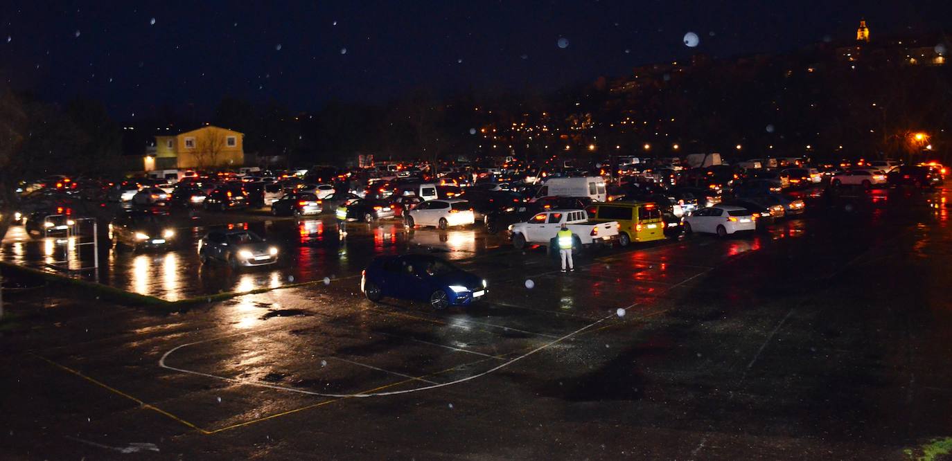 Fotos: Manifestación en coche en las calles de Calahorra