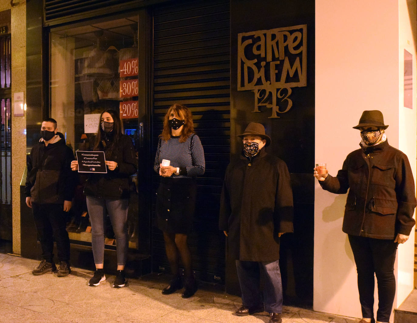 Fotos: El comercio de Logroño pide ayudas