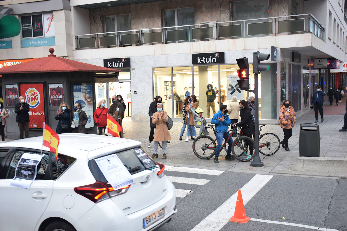 Fotos: Caravana de protesta en Logroño