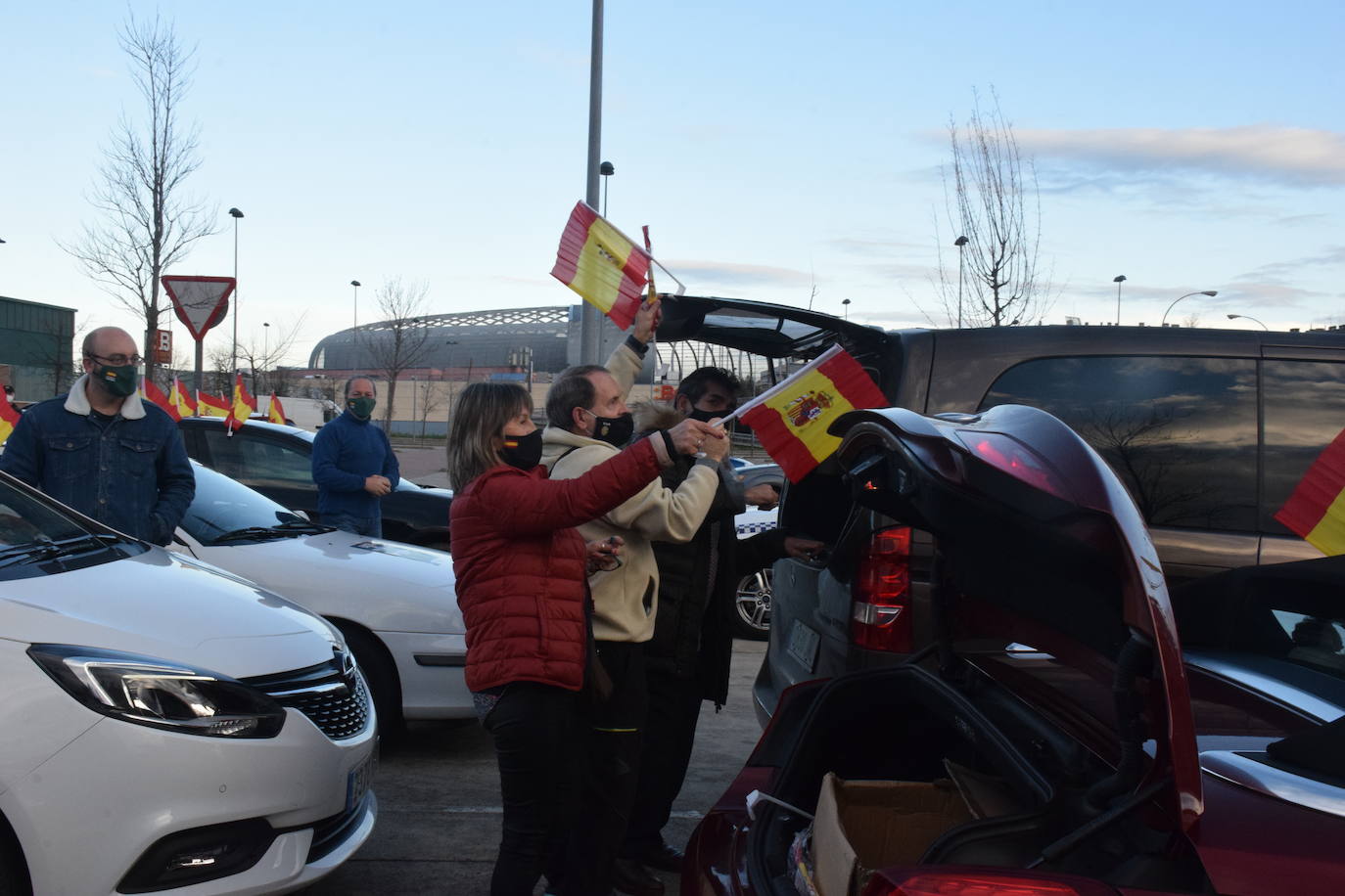 Fotos: Caravana de protesta en Logroño