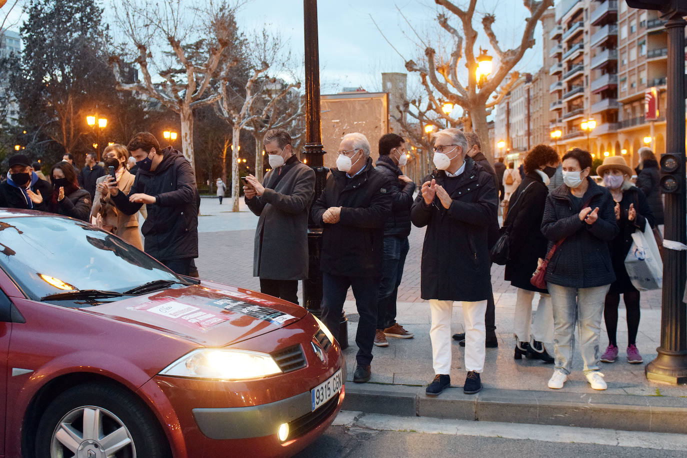 Fotos: Caravana de protesta en Logroño