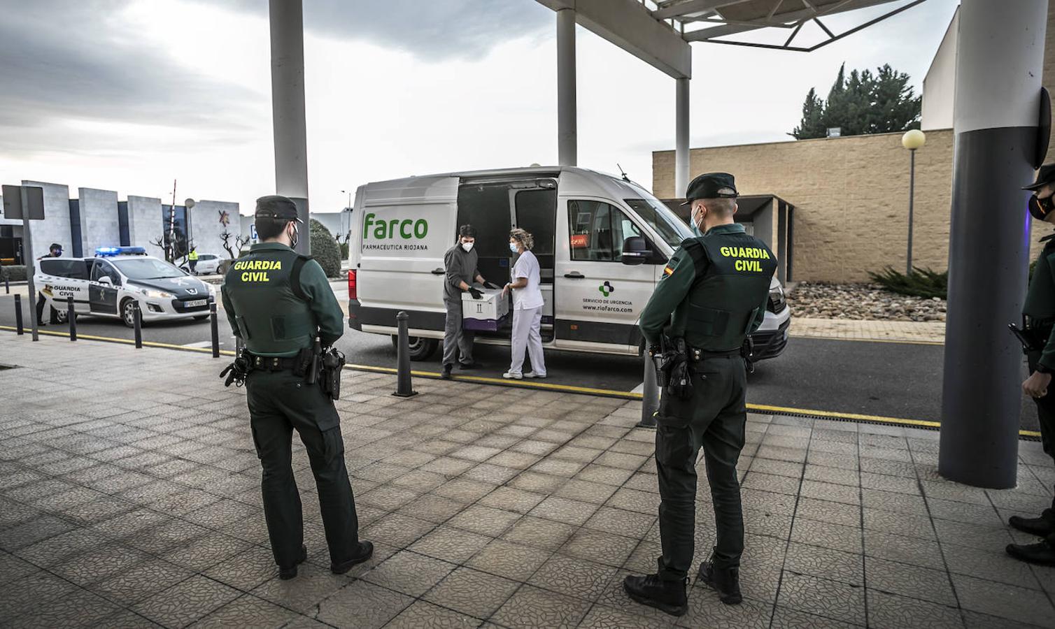 Fotos: El viaje de las vacunas hasta La Rioja