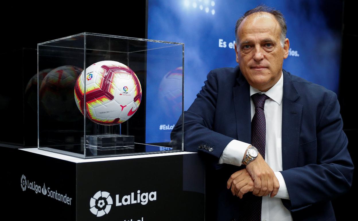 Javier Tebas, presidente de LaLiga.