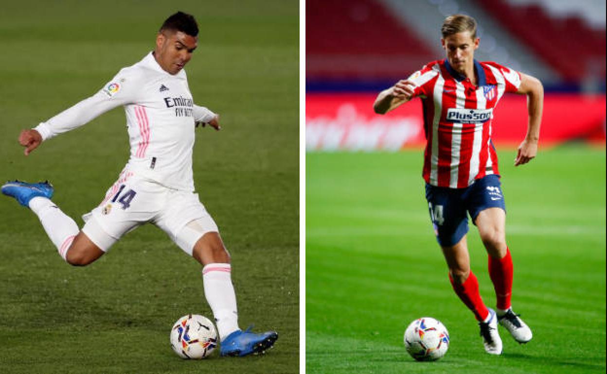 Carlos Henrique Casemiro y Marcos Llorente. 