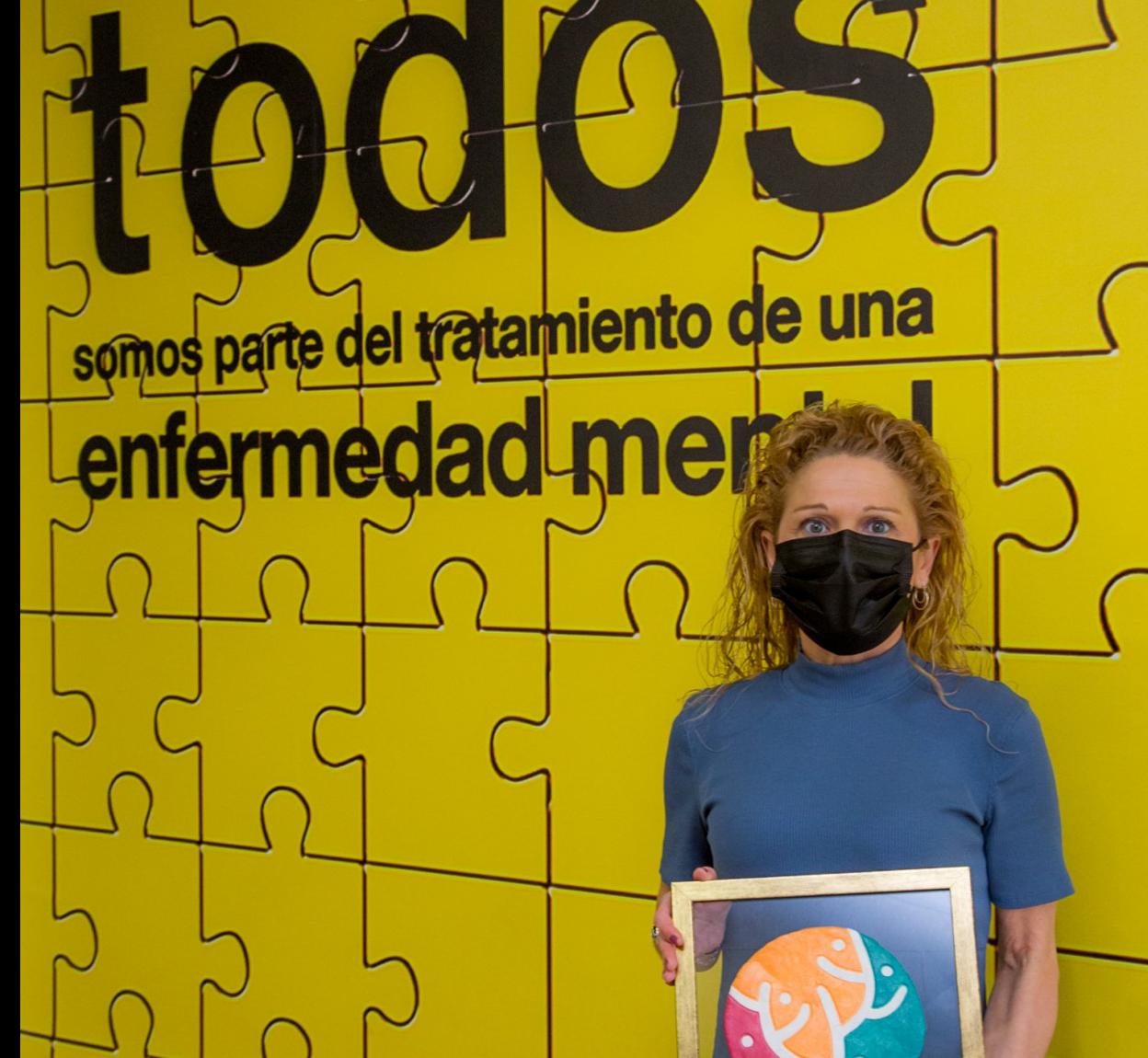 Ercilla, en las instalaciones de Salud Mental La Rioja. 