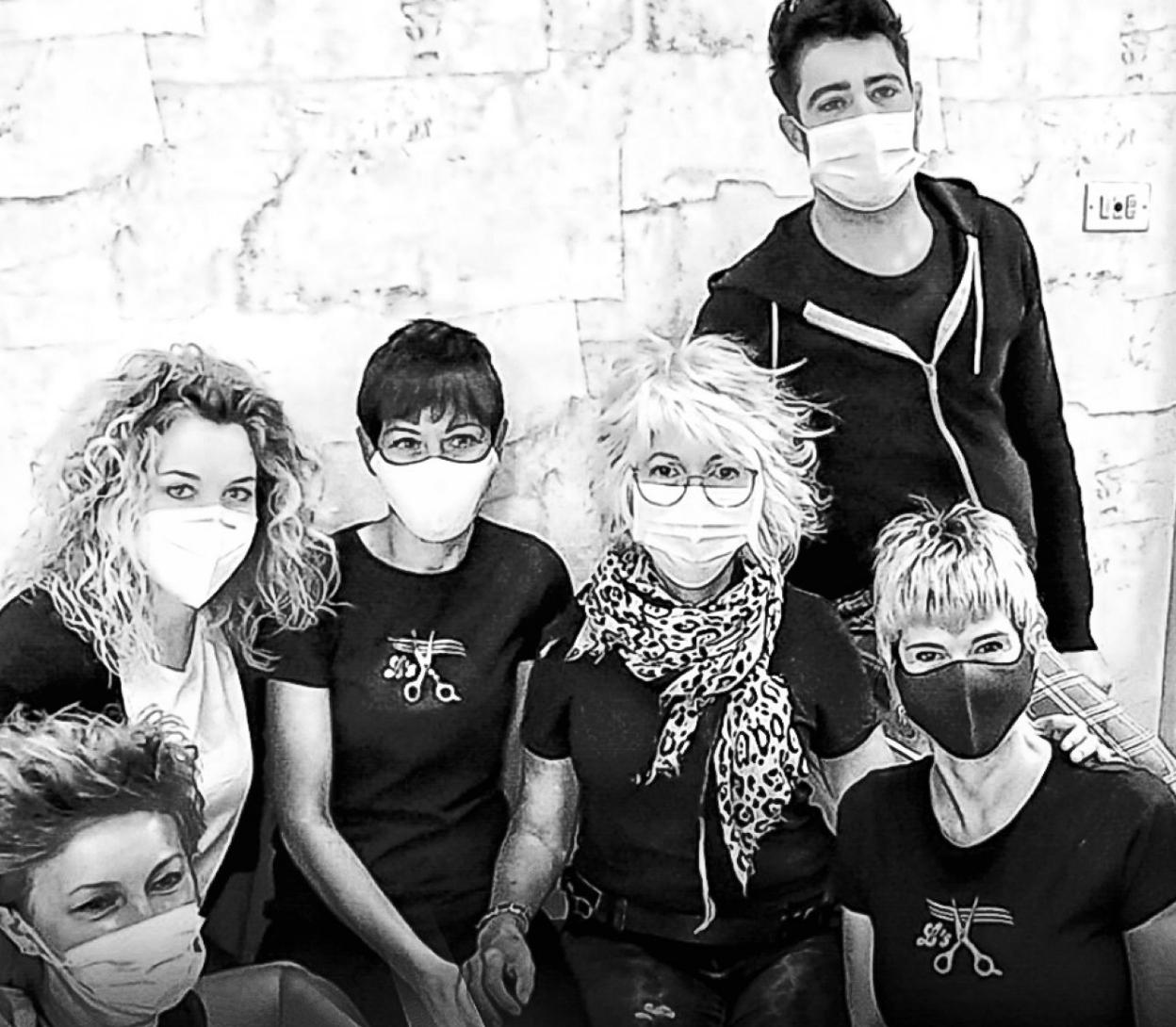 El equipo humano de Loren's Estilistas: joven, formado y con iniciativa.