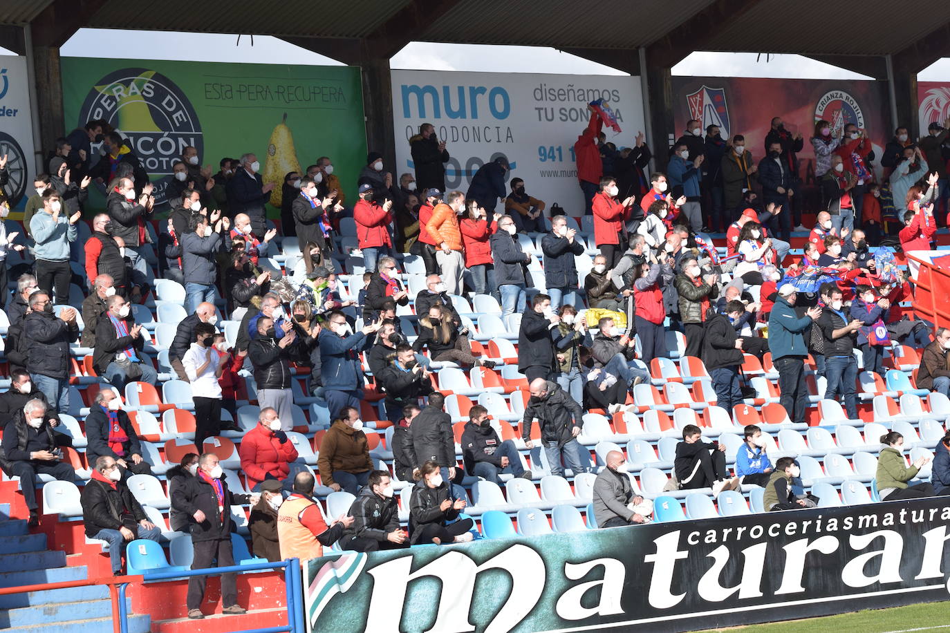 Fotos: La goleada del Calahorra sobre el Osasuna B, en imágenes