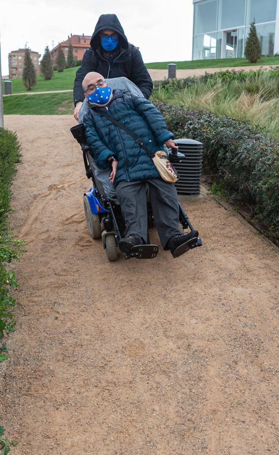 Fotos: El parque Felipe VI, una colina no aapta para todos