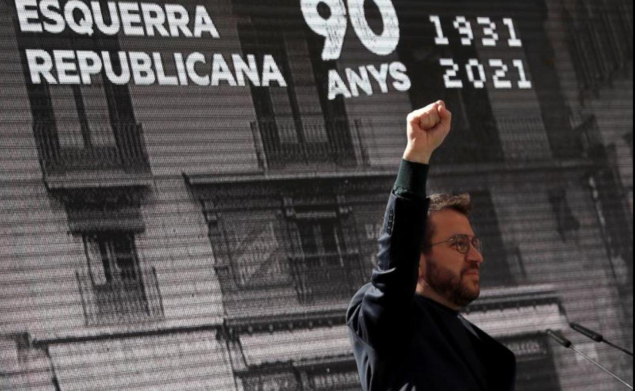 Pere Aragonès, candidato de ERC a presidir la Generalitat. 