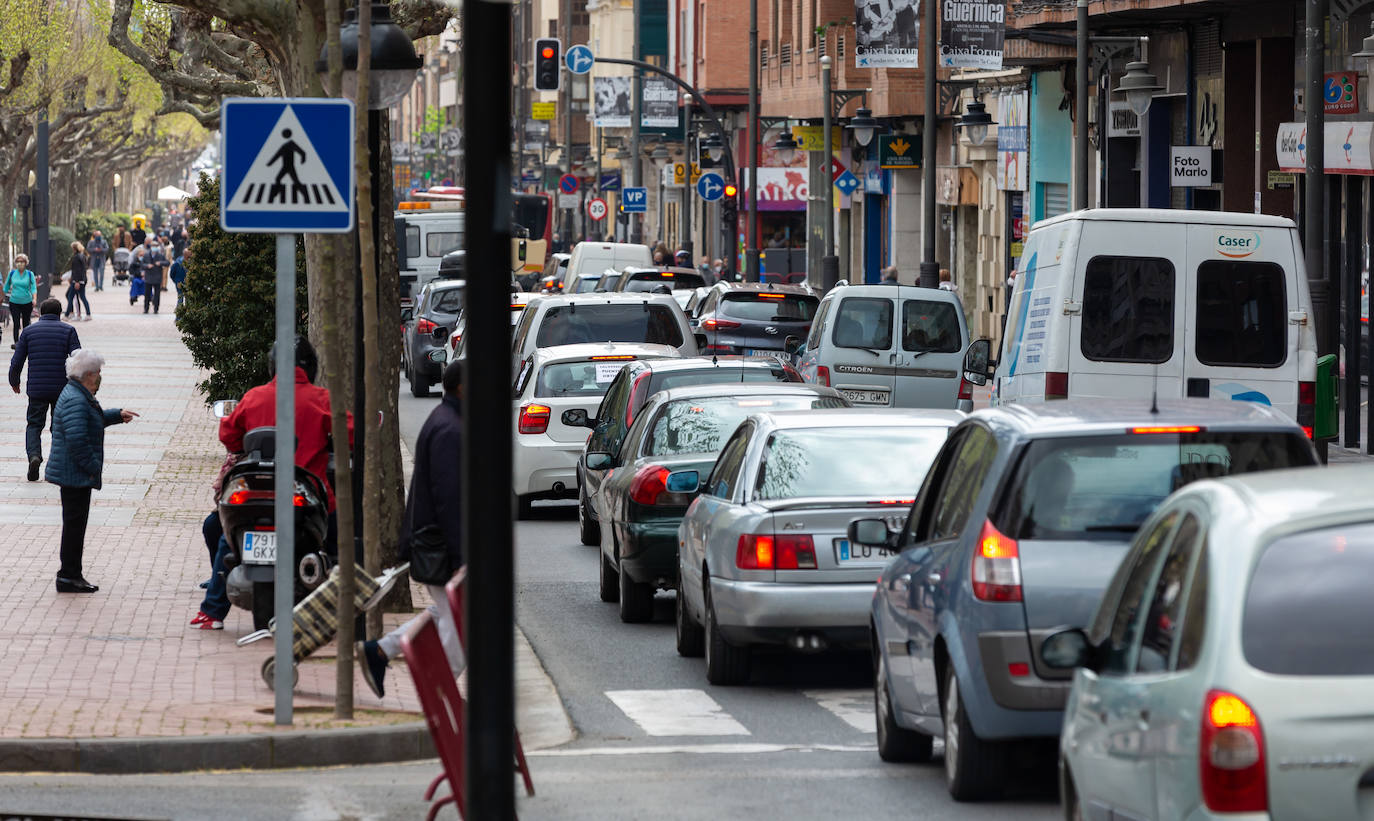 Fotos: Caravana por el viaducto San Martín de Ortigosa