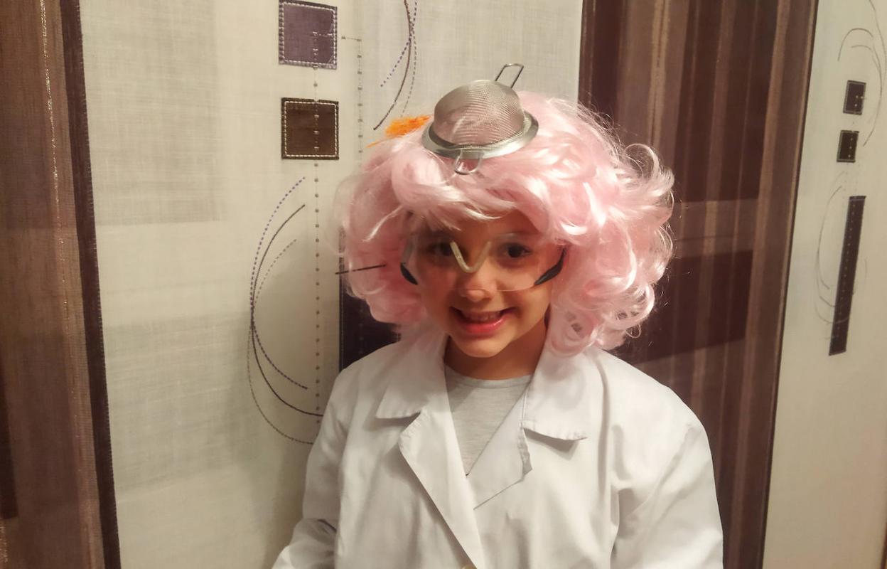 Una niña 'científica' de nueve años