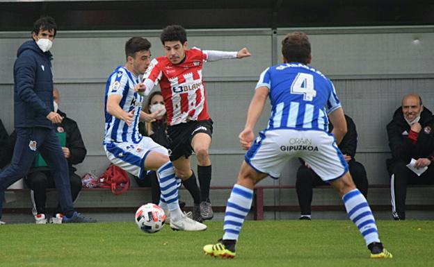 Bilal, en un momento del partido. 